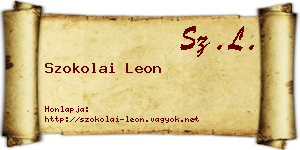 Szokolai Leon névjegykártya